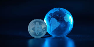Als Teil des breiteren globalen Finanzmarkts dargestellte Kryptowährung