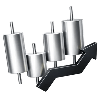 3D-Icon eines Candlestick-Trading-Charts auf der Hell Wertthal-Über-uns-Seite
